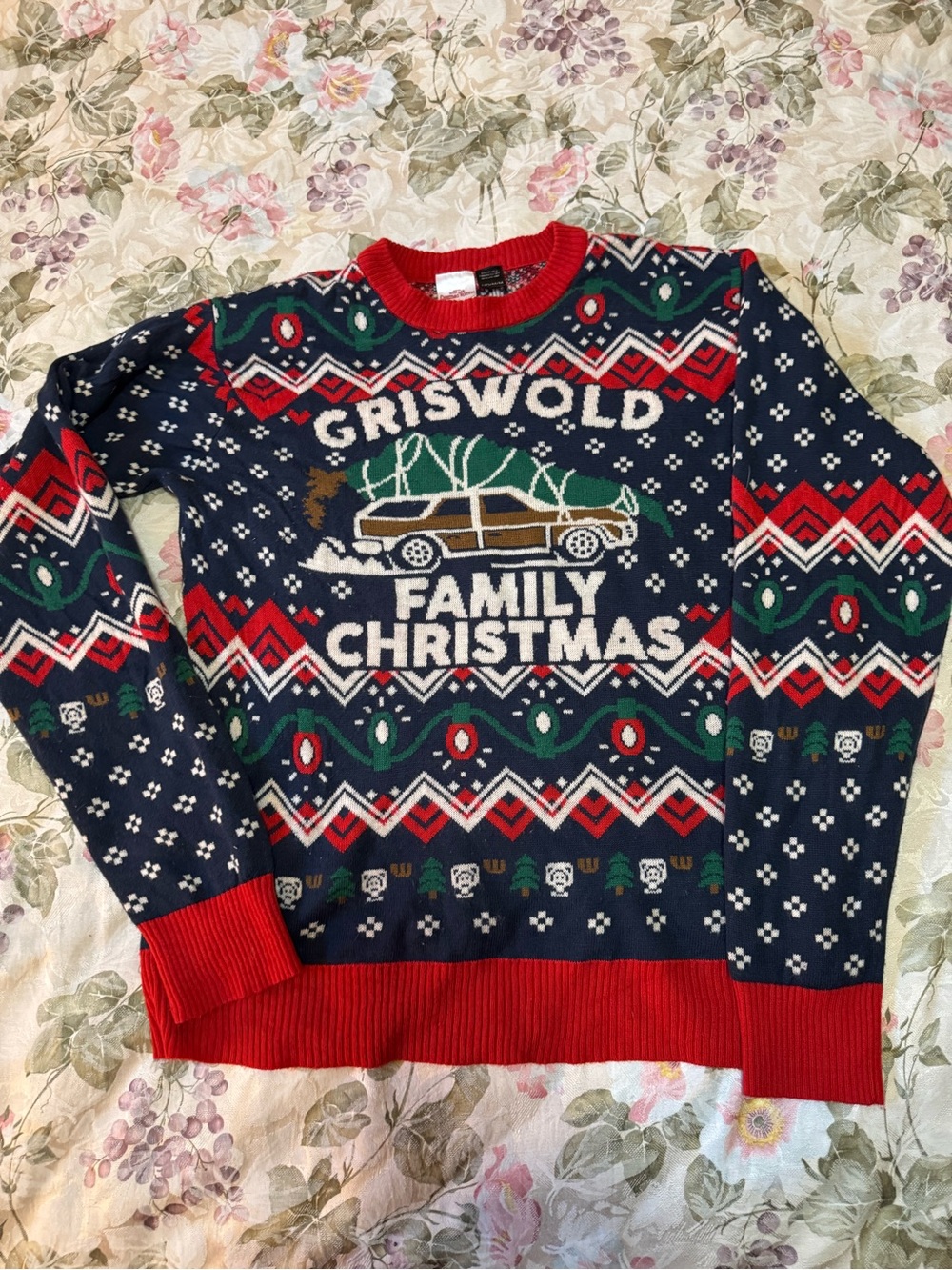 National Lampoon Christmas Vacation Griswold Ugly Sweater Men’s Medium